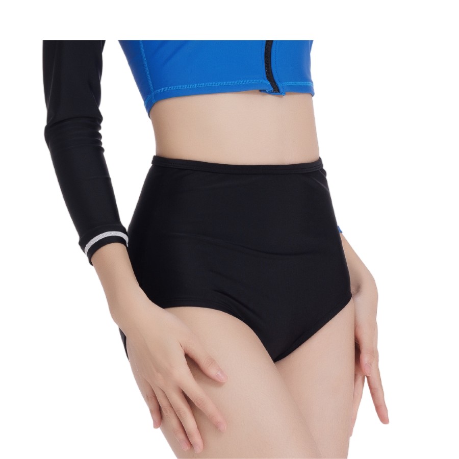 Quần bơi lưng cao OSEA - Đen - Black High Waist Bottom