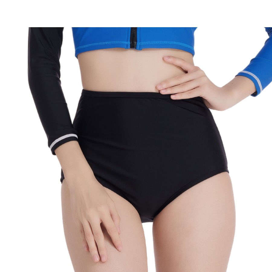 Quần bơi lưng cao OSEA - Đen - Black High Waist Bottom