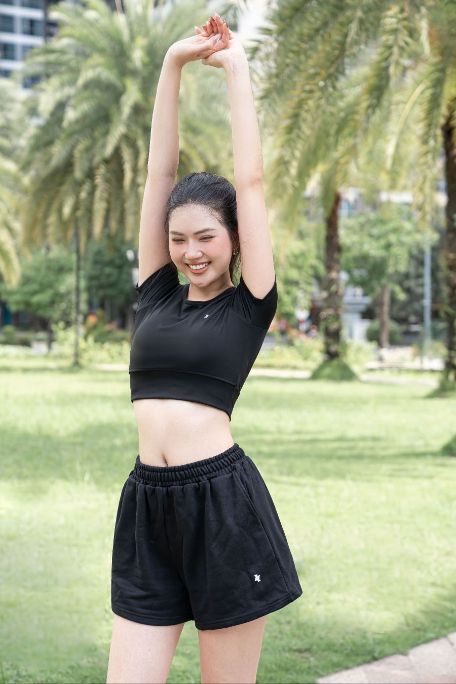 Quần short nữ cao cấp Reeta form rộng - A259