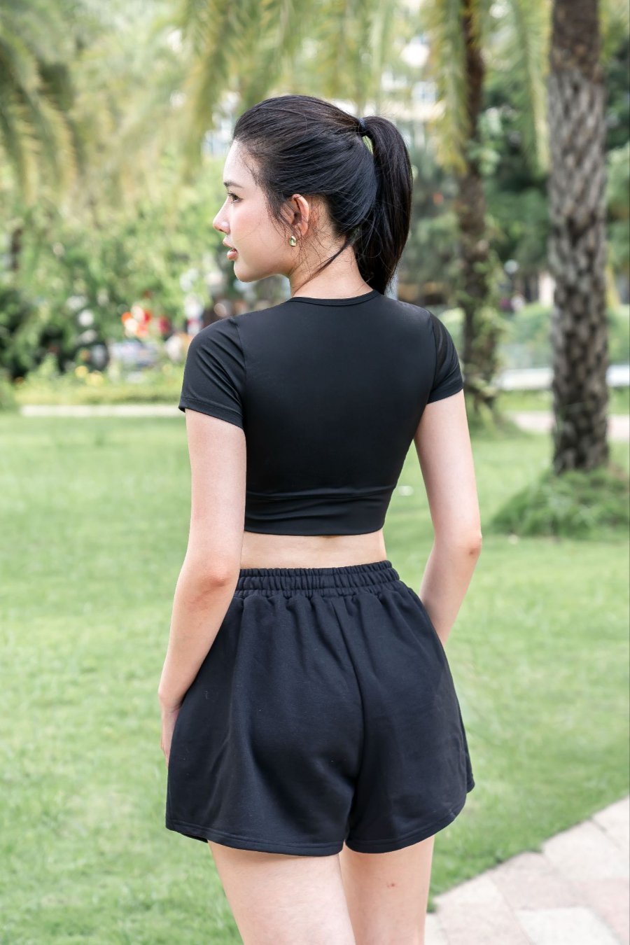 Quần short nữ cao cấp Reeta form rộng - A259