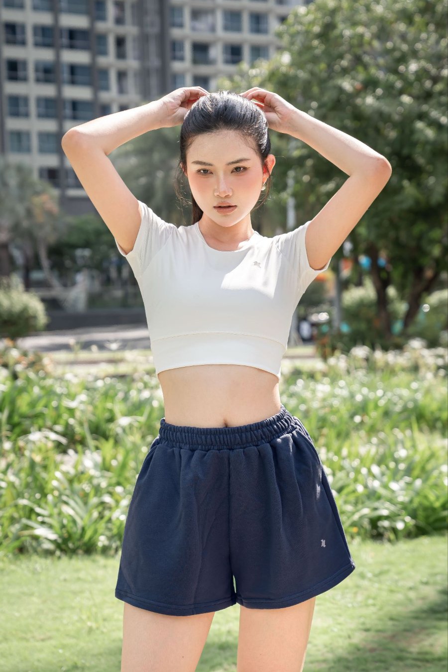 Quần short nữ cao cấp Reeta form rộng - A259