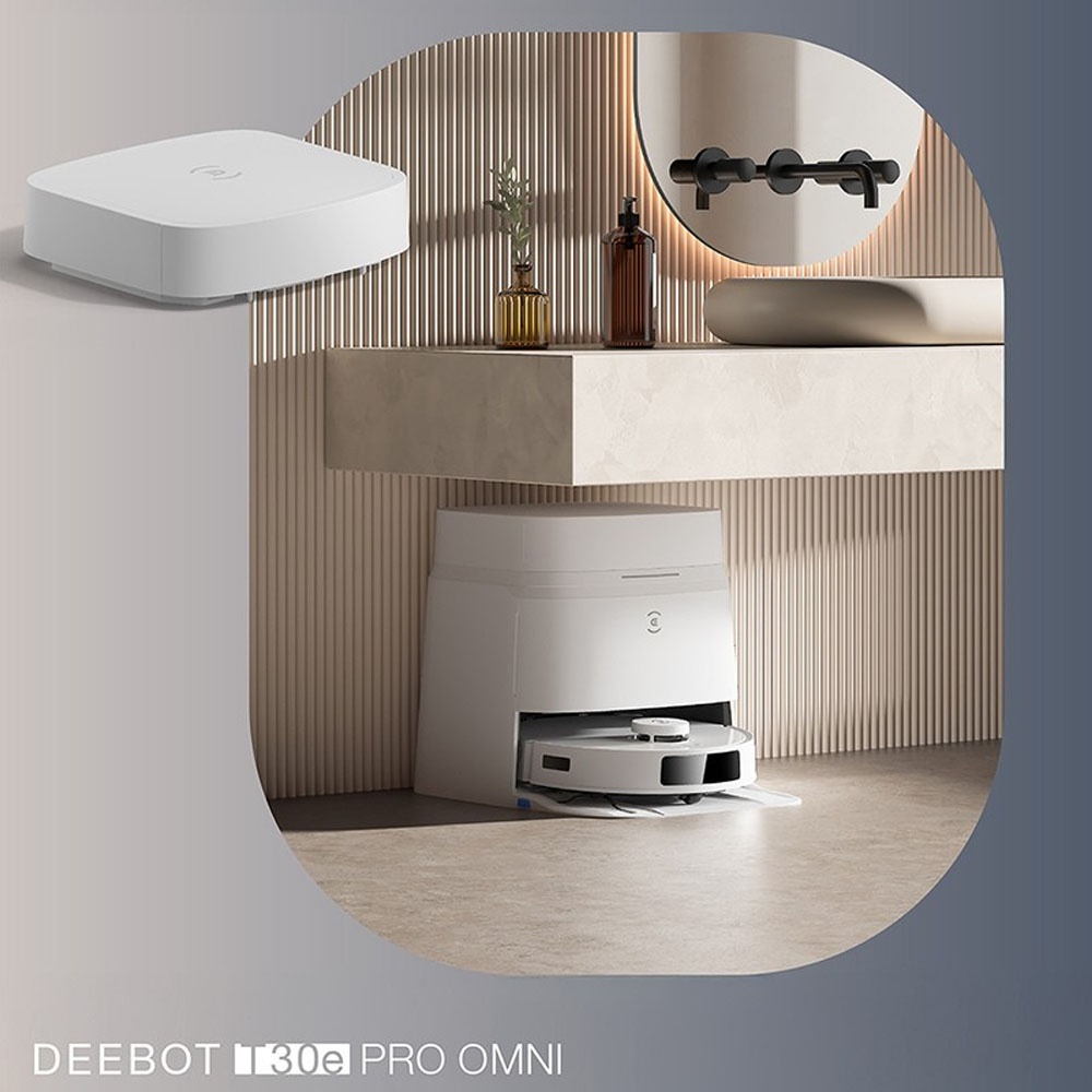 Robot Hút Bụi Thông Minh Ecovacs T30e Pro Omni Màu Trắng