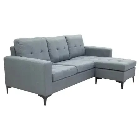 Sofa L Thor Xám Đậm 196Cm