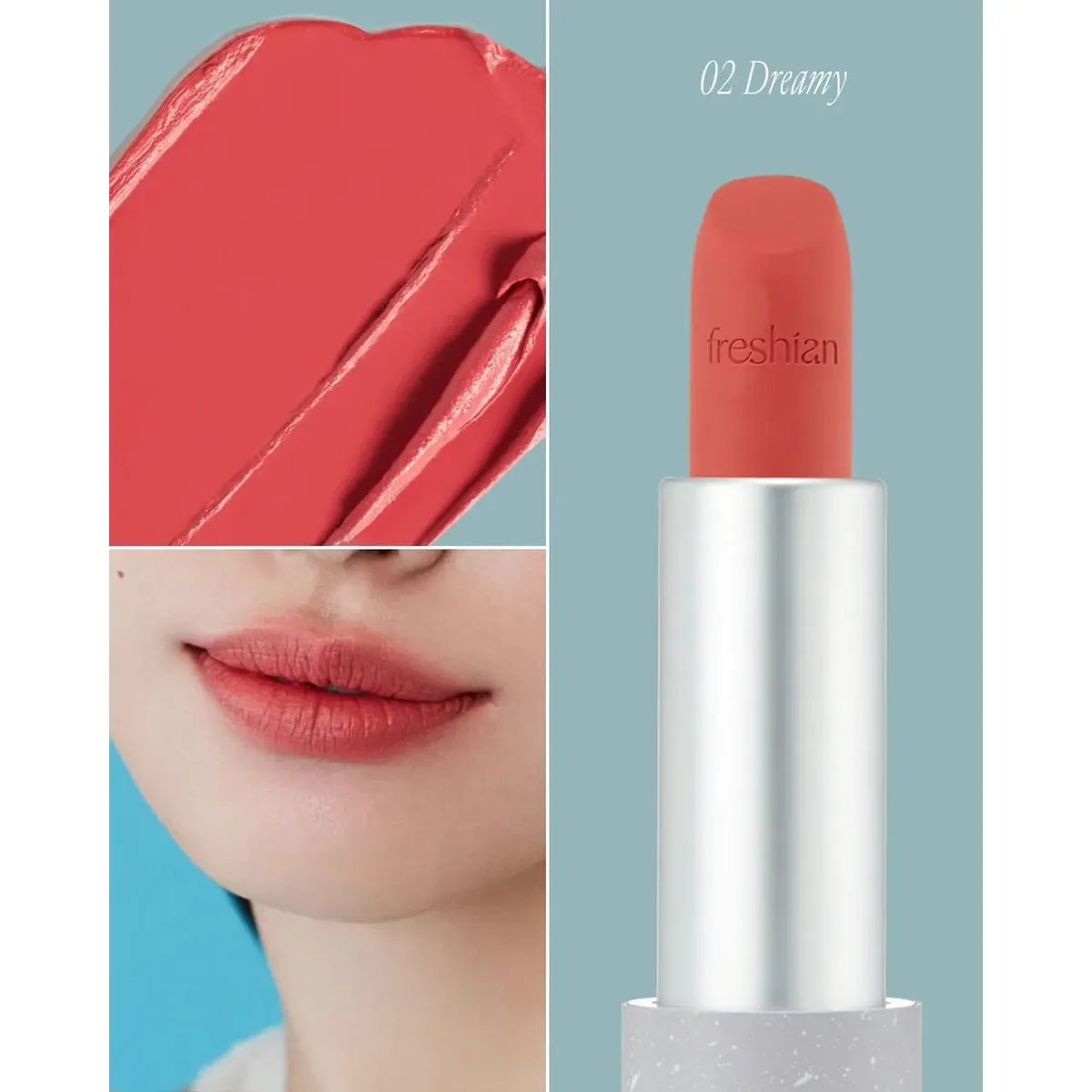 Son Thỏi Freshian Thuần Chay Mịn Môi Sensual Vegan Lipstick Blur 3.3g