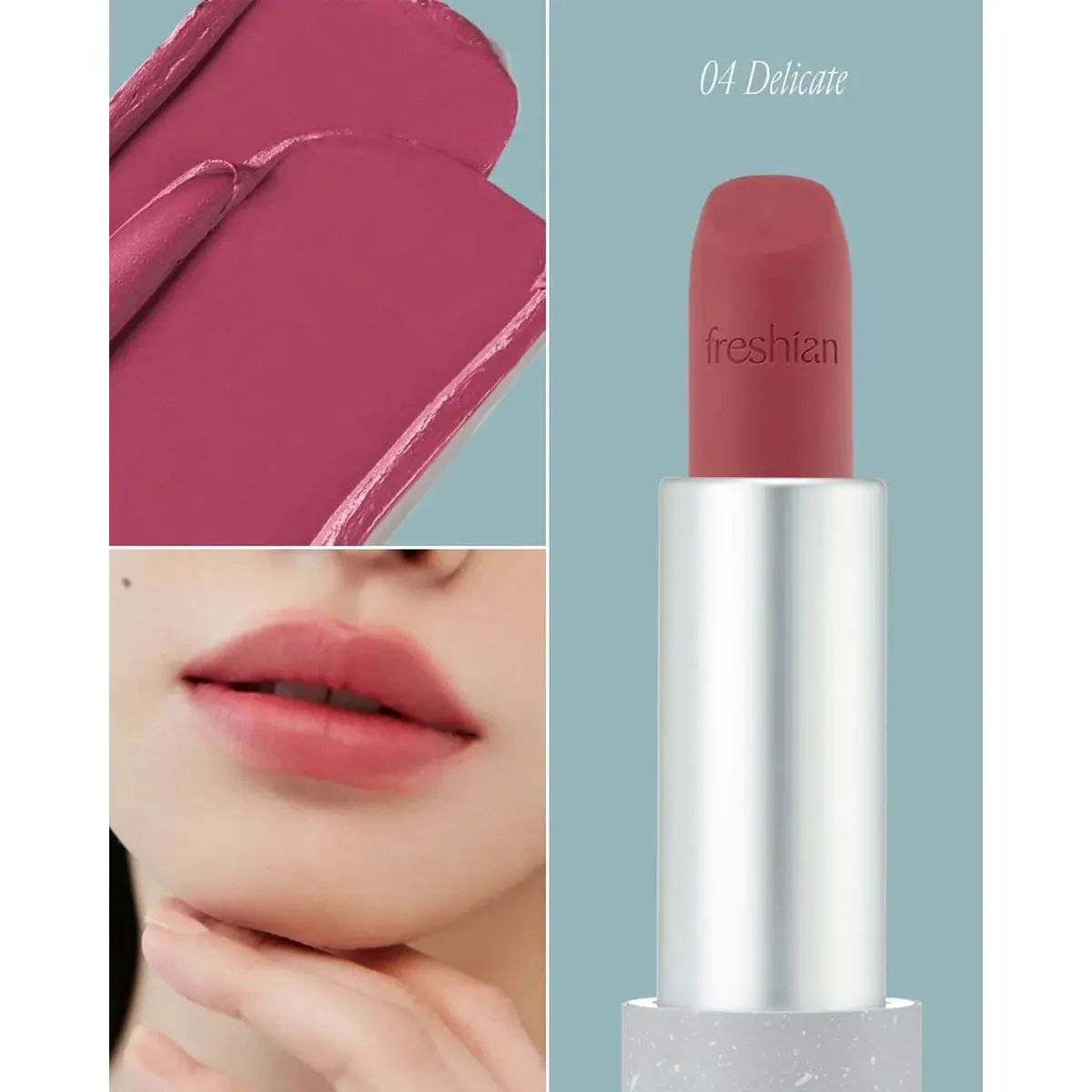 Son Thỏi Freshian Thuần Chay Mịn Môi Sensual Vegan Lipstick Blur 3.3g