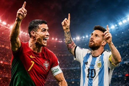 Sự kiện 'có một không hai': Ronaldo và Messi nhận lời đá chung một đội