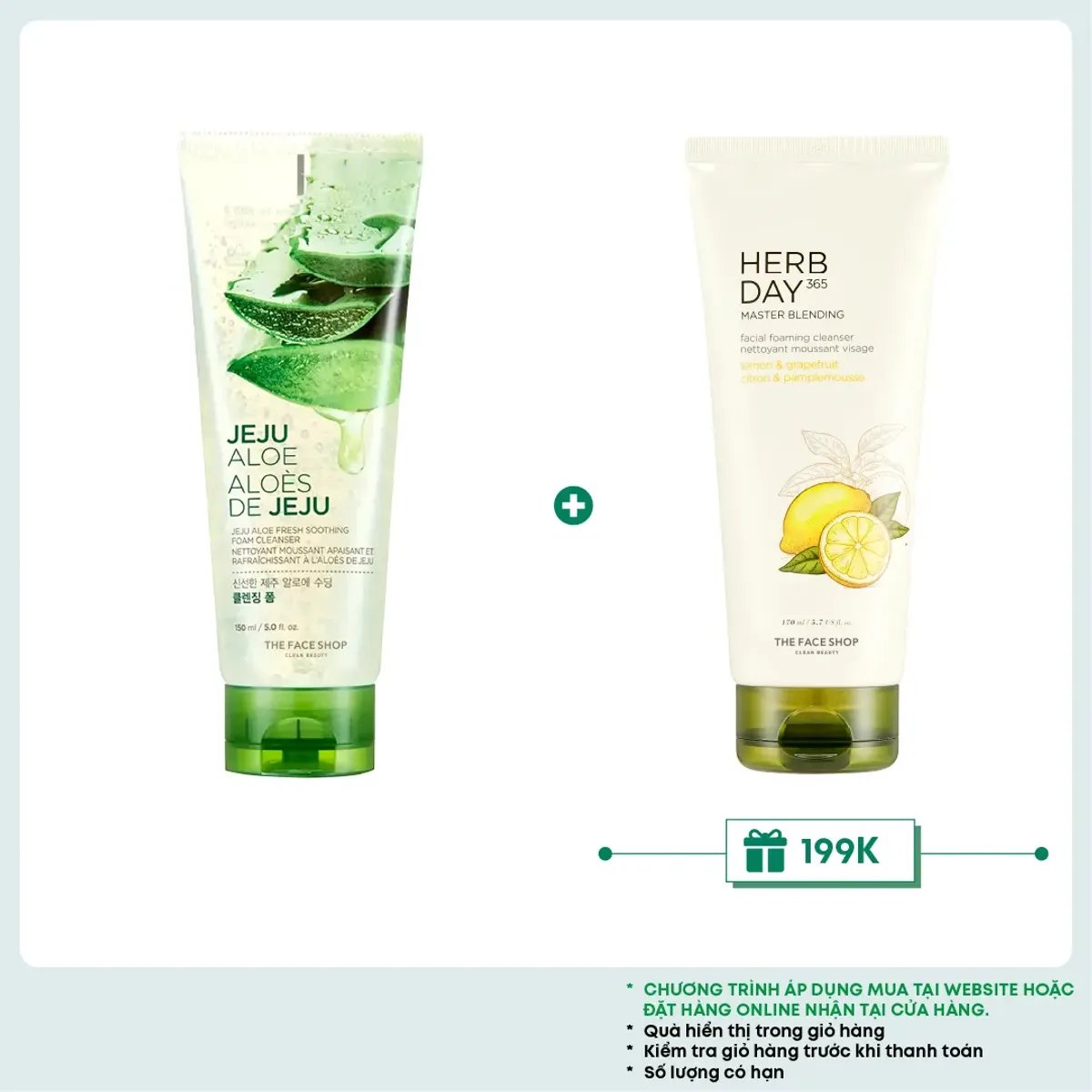 Sữa Rửa Mặt Làm Mềm Mịn Da Jeju Aloe Fresh Soothing Foam Cleanser 150ml