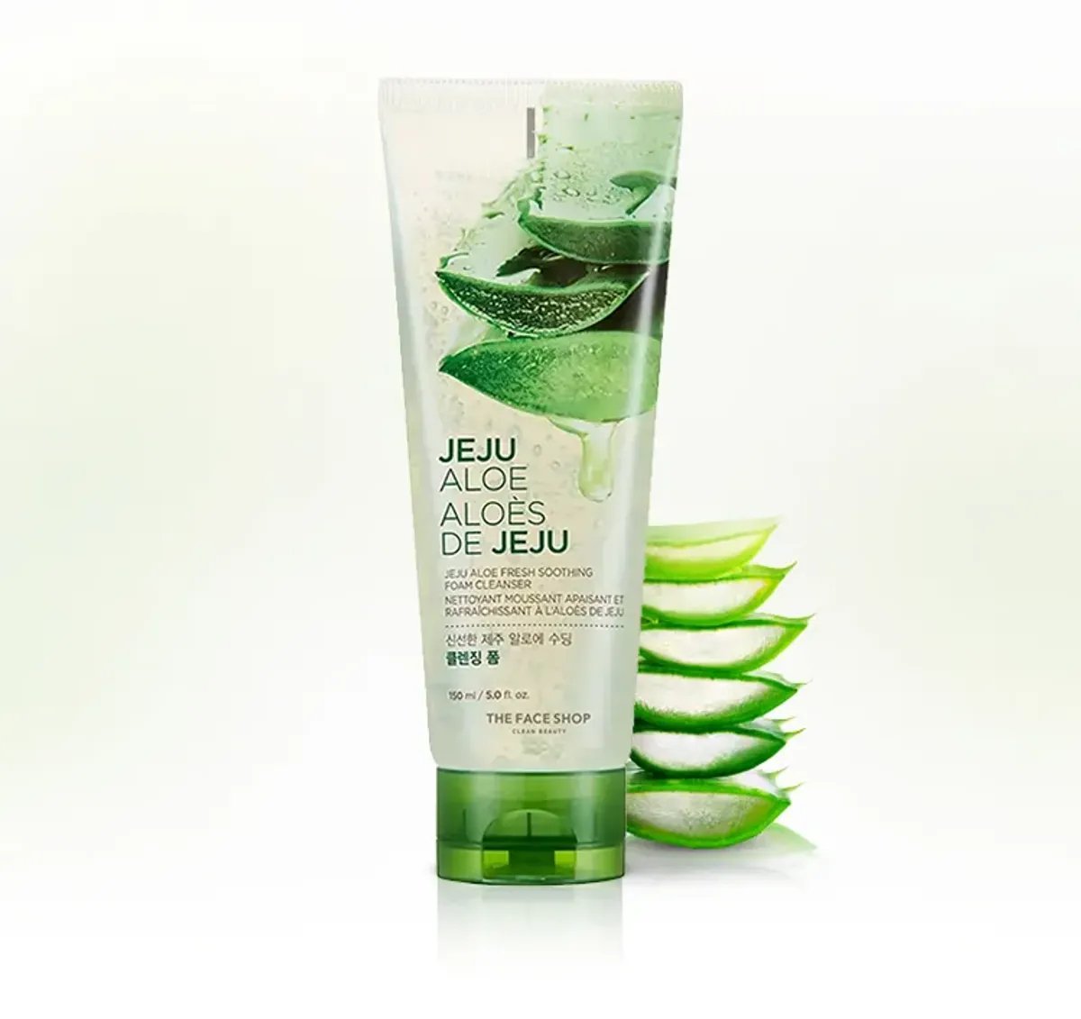 Sữa Rửa Mặt Làm Mềm Mịn Da Jeju Aloe Fresh Soothing Foam Cleanser 150ml