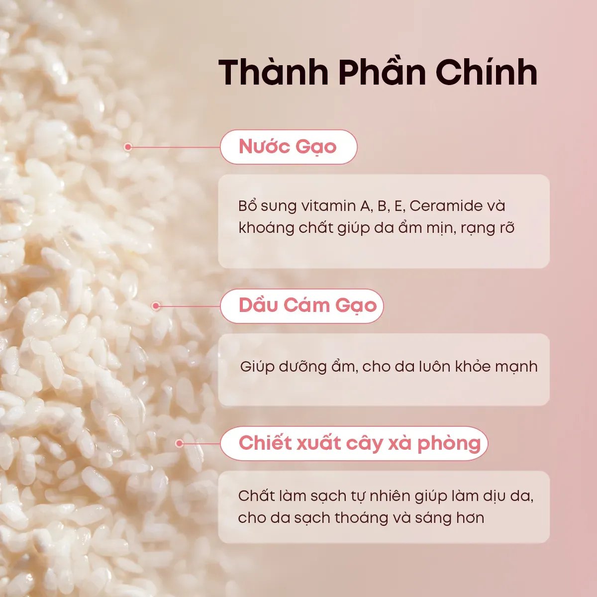 Sữa Rửa Mặt Làm Sạch Da Rice Water Bright Cleansing Foam 300ml