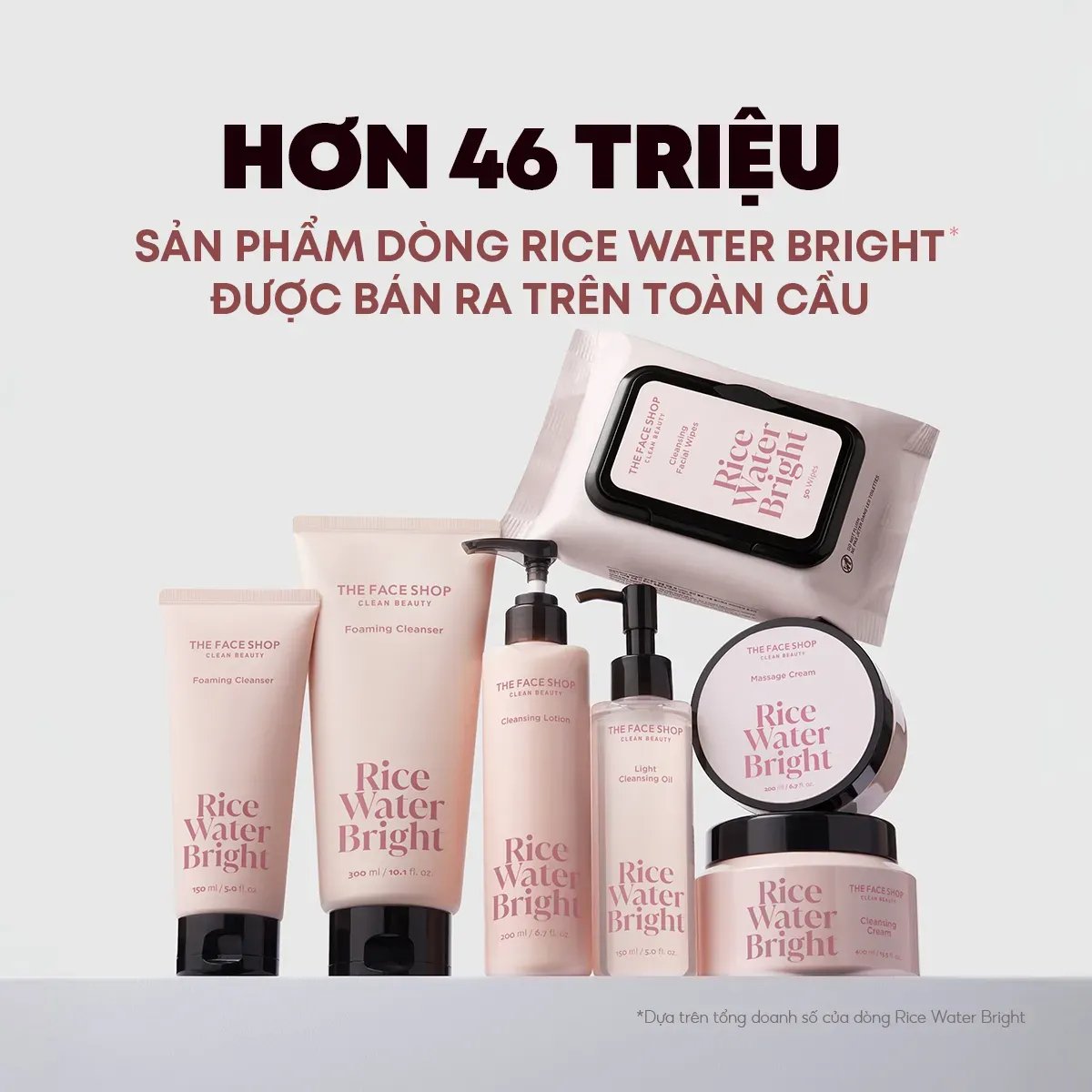 Sữa Rửa Mặt Làm Sạch Da Rice Water Bright Cleansing Foam 300ml