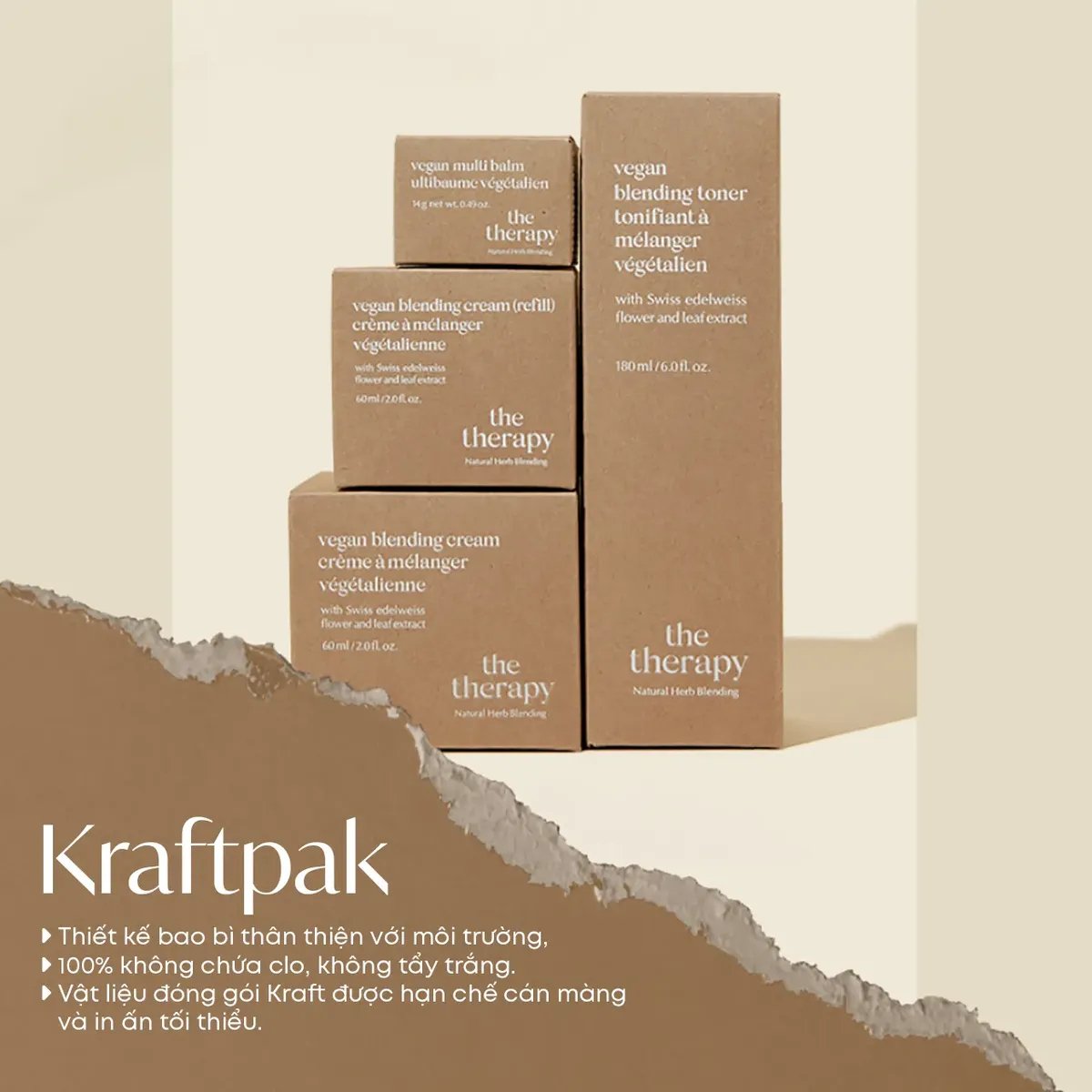 Tinh Chất Chống Nắng Thuần Chay Ngừa Lão Hóa The Therapy Vegan Moisturizing Sun Serum Spf50+ Pa++++