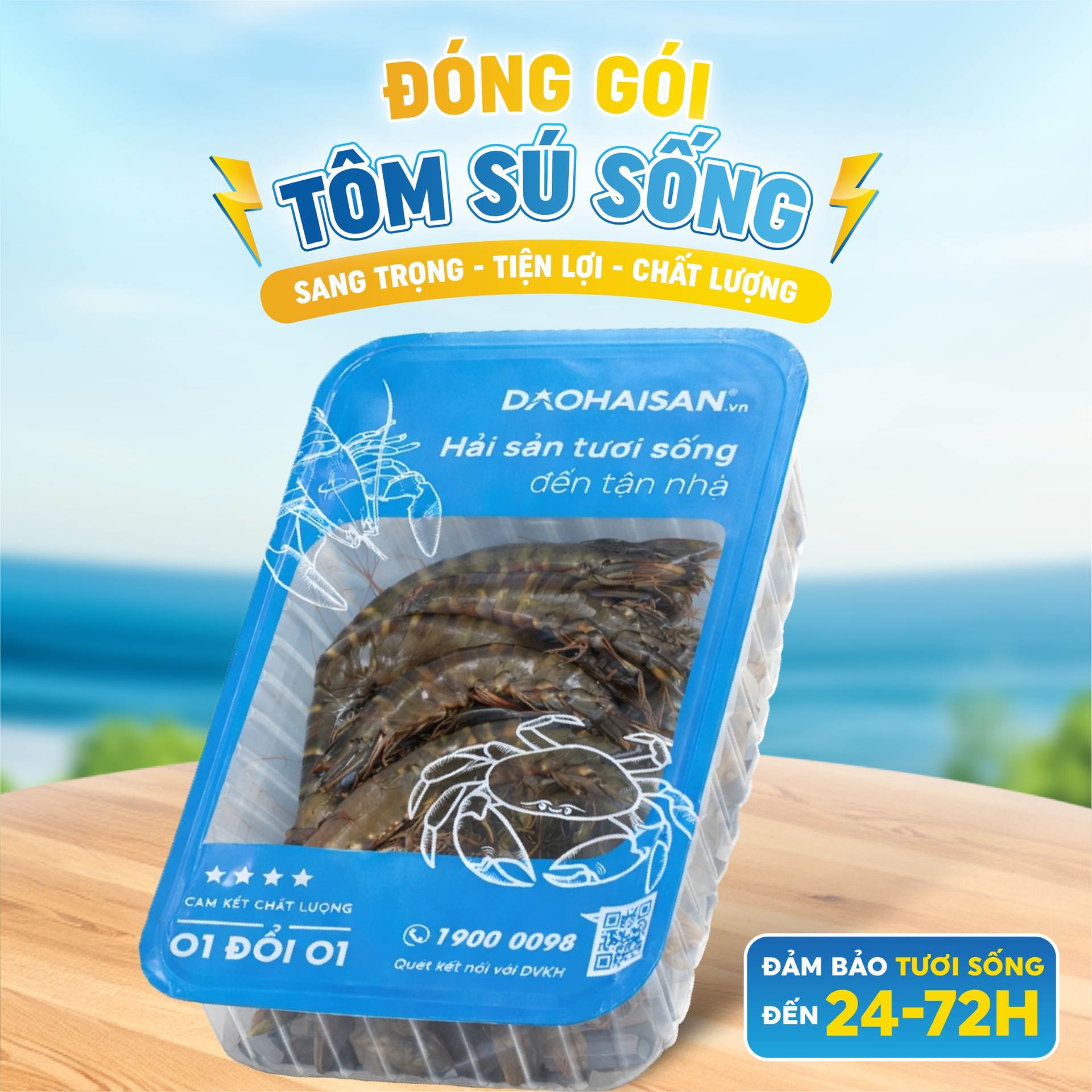 Tôm Sú Sống