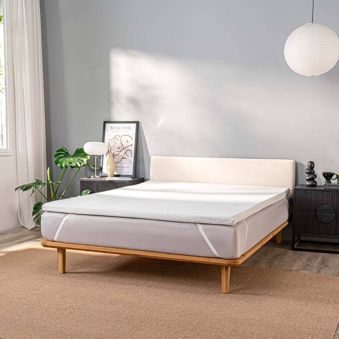 Topper memory foam nâng đỡ êm ái Comfy Noah