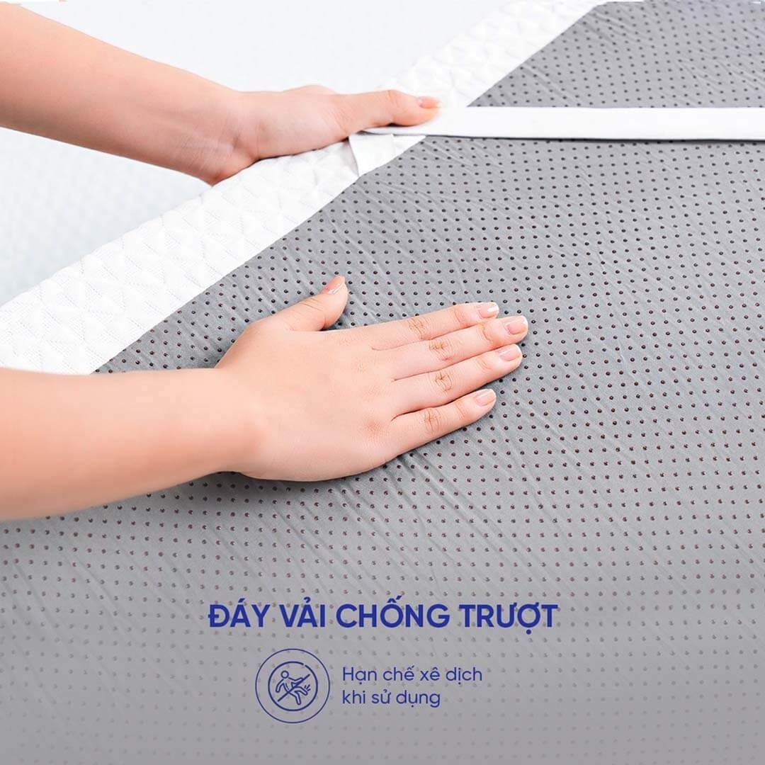 Topper memory foam nâng đỡ êm ái Comfy Noah