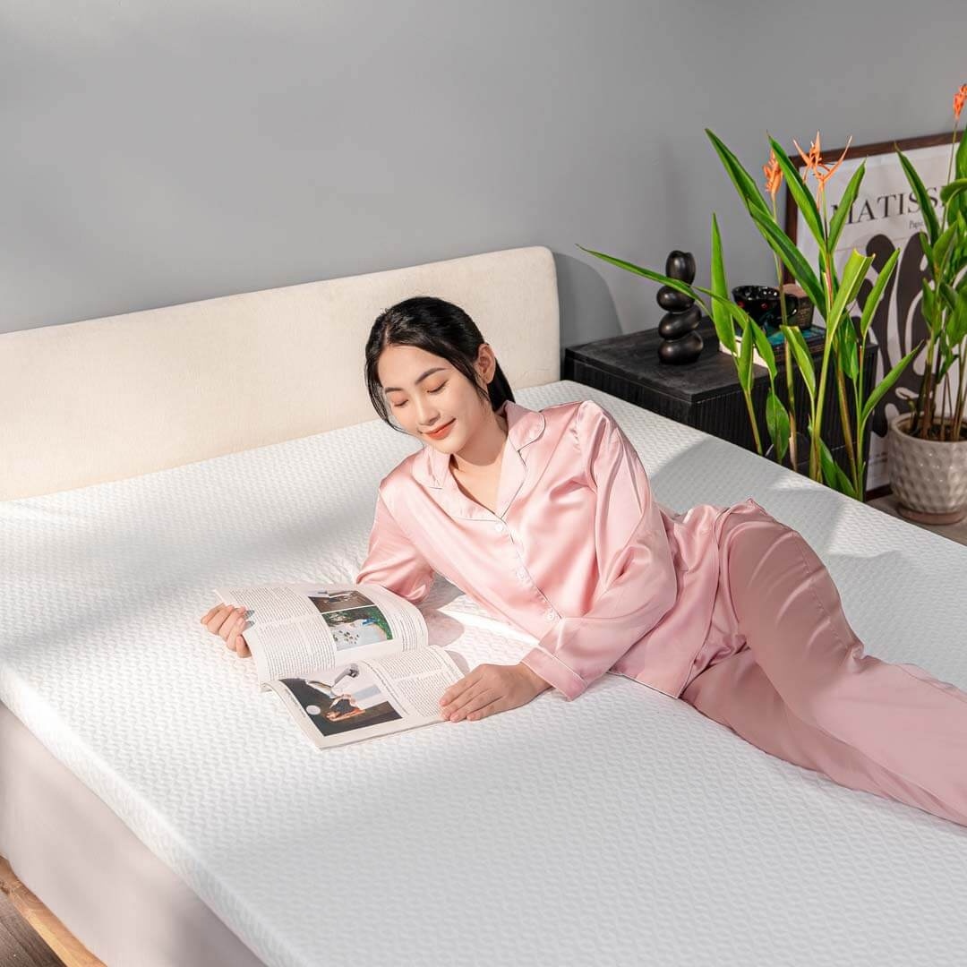Topper memory foam nâng đỡ êm ái Comfy Noah