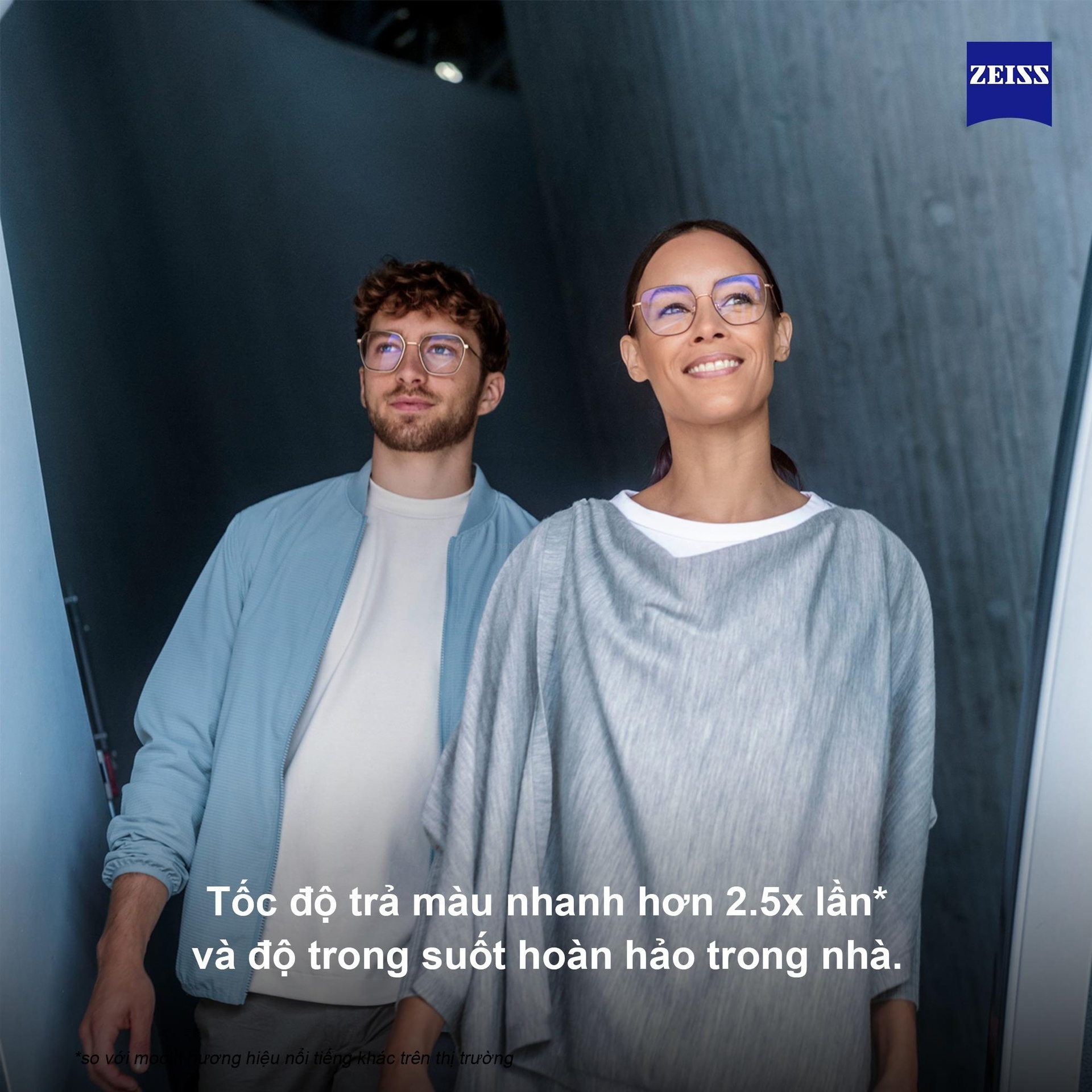 Tròng đánh đổi màu ZEISS Single Vision PhotoFusion Pioneer