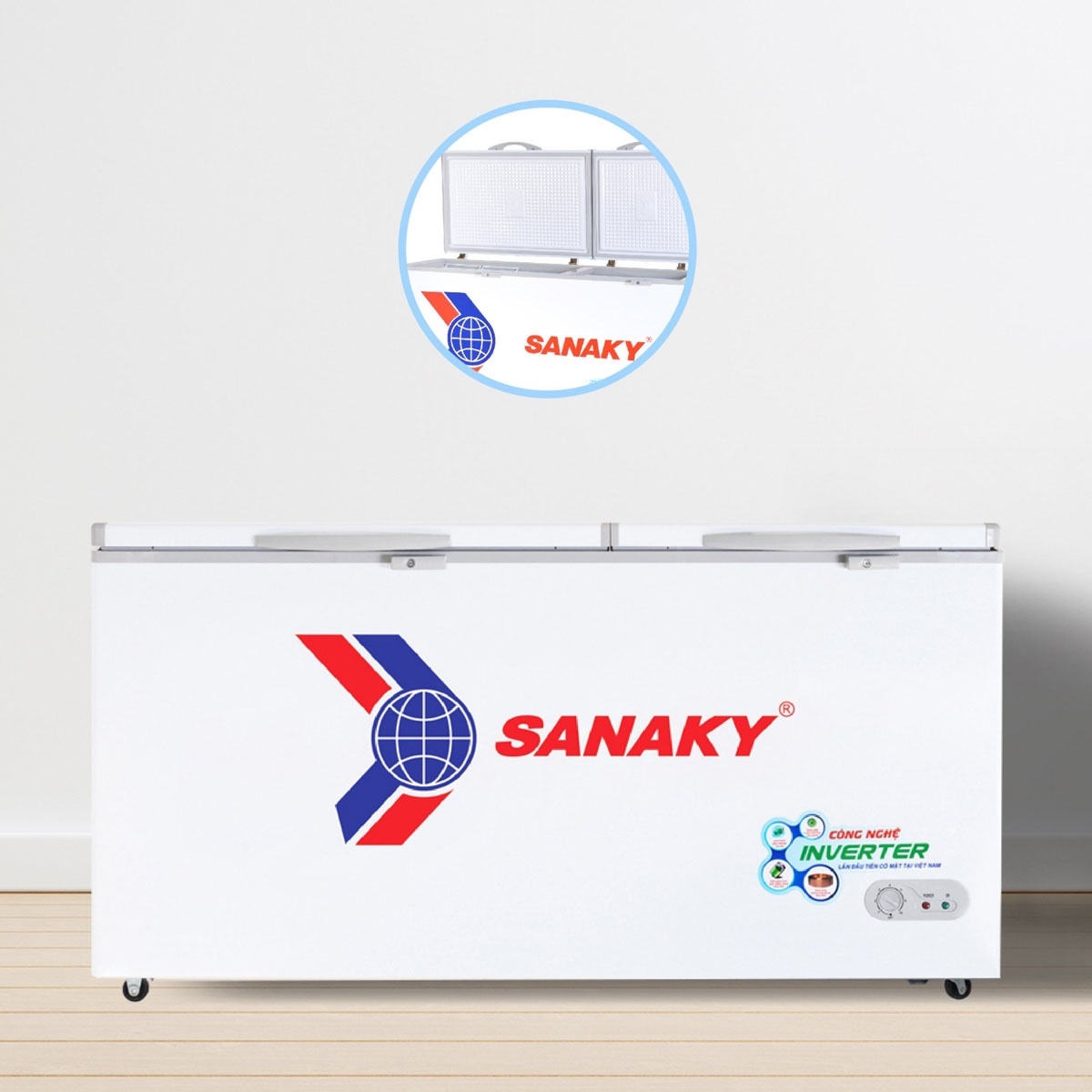 Tủ Đông Sanaky Inverter 530 Lít VH-6699HY3
