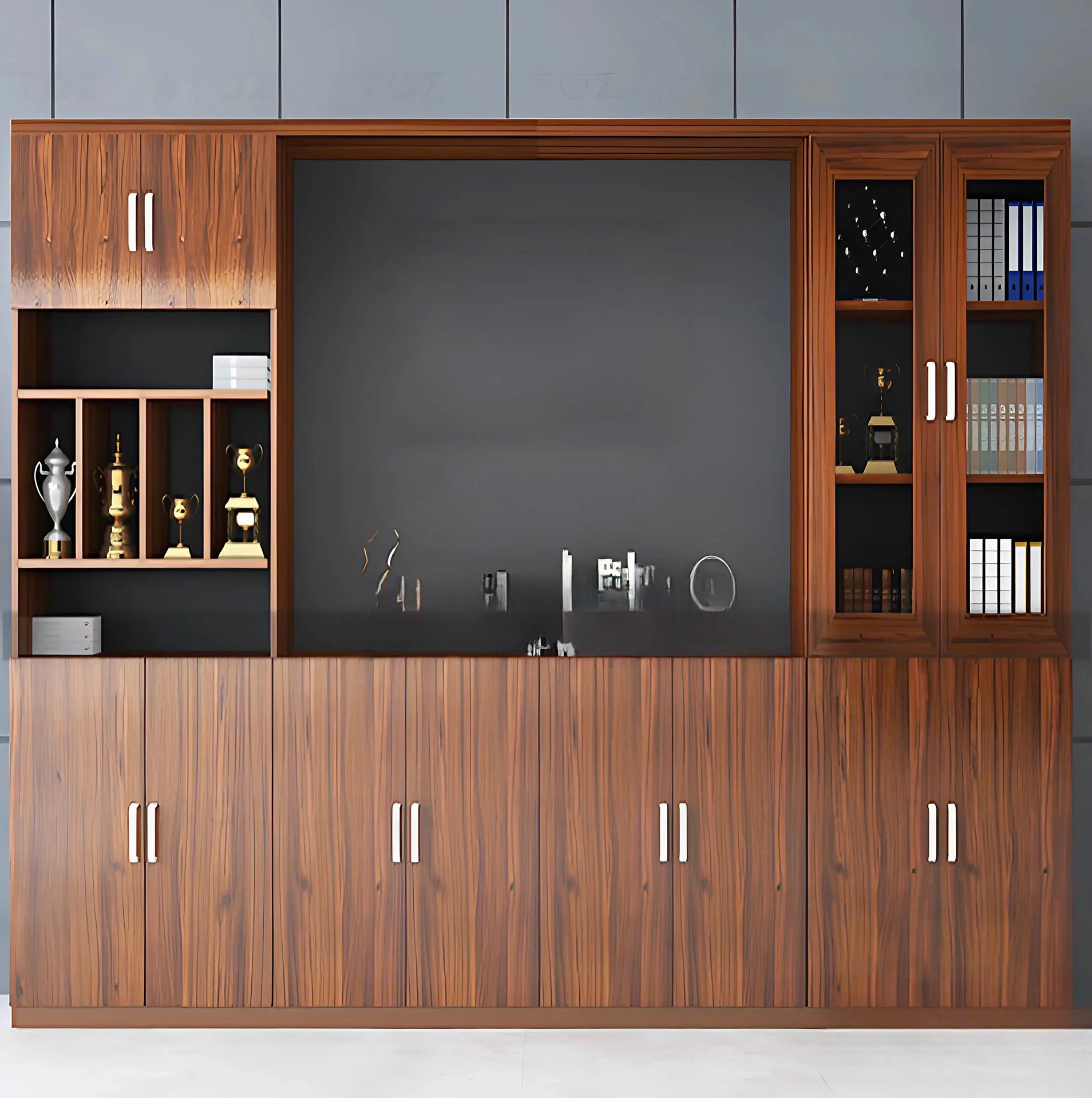 Tủ Tài Liệu Gỗ Phòng Lãnh Đạo 3m2 - THS286