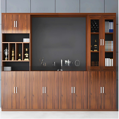 Tủ Tài Liệu Gỗ Phòng Lãnh Đạo 3m2 - THS286