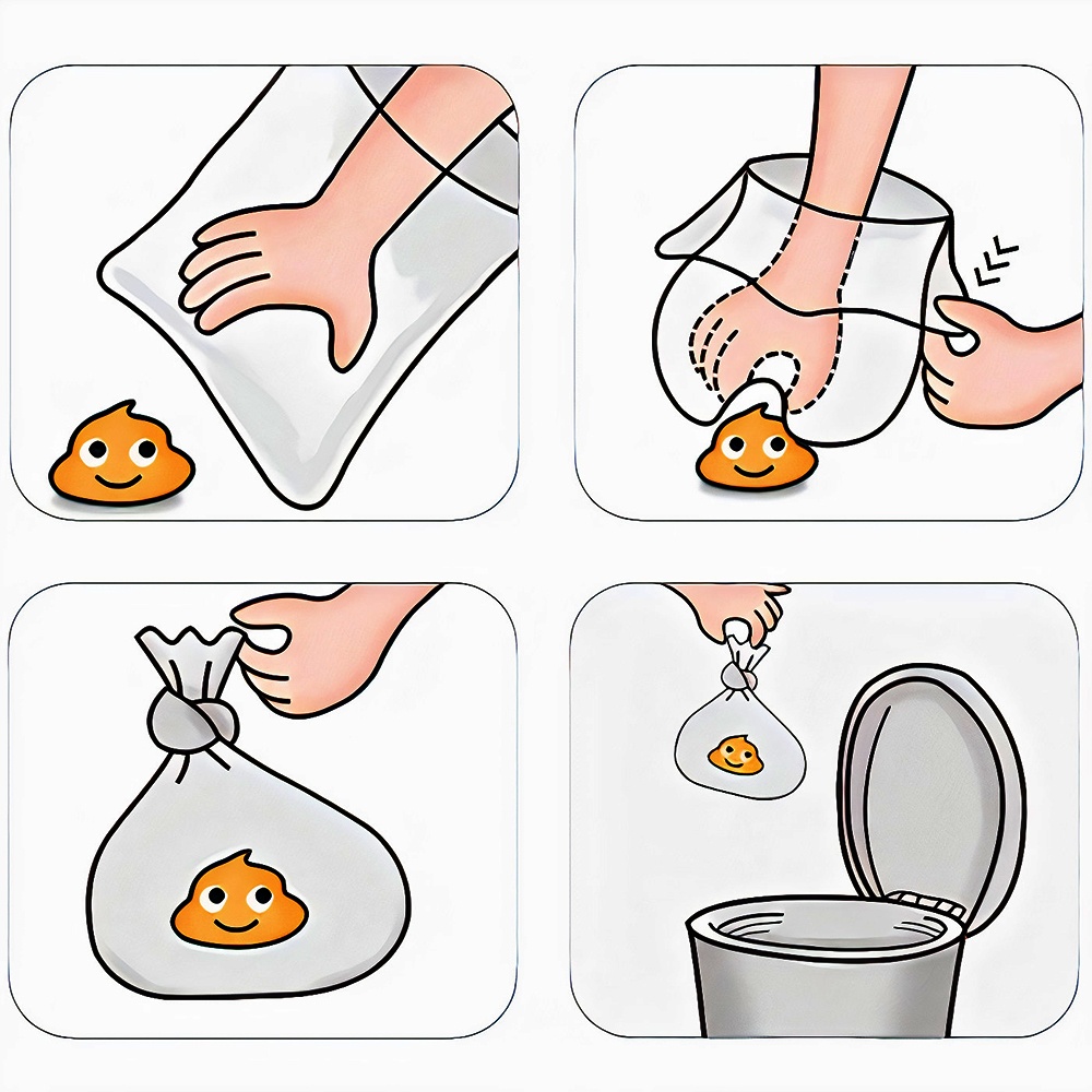 Túi dọn phân và chất thải chó mèo AUPET Poop Bags